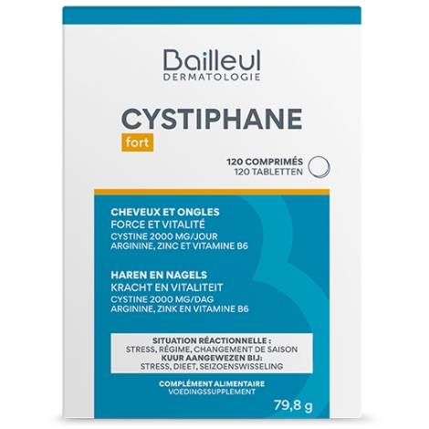 Cystiphane Cystine B6 Cheveux et Ongles 120 comprimés : Tous les ...