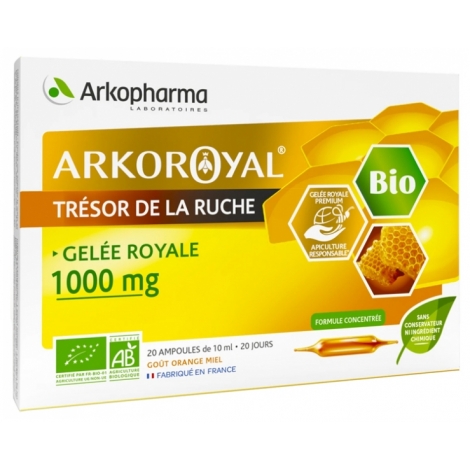 Arkopharma Arkoroyal Gelée Royale Bio 100mg 20 x 10ml pas cher, discount