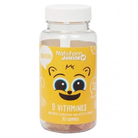 Nat & Form Junior 9 Vitamines 30 capsules pas cher, discount