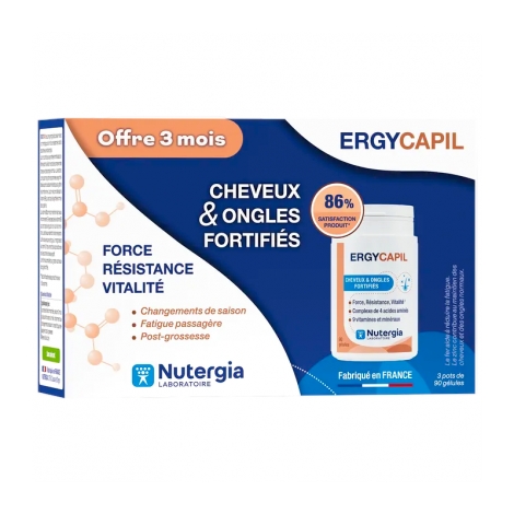 Nutergia Ergycapil cure 3x90 capsules pas cher, discount