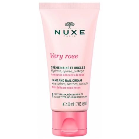 Nuxe Very Rose Crème Mains et Ongles 50ml pas cher, discount