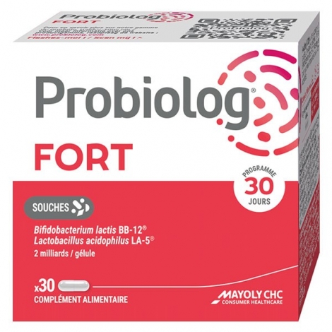 Probiolog Fort Boîte de 30 gélules pas cher, discount