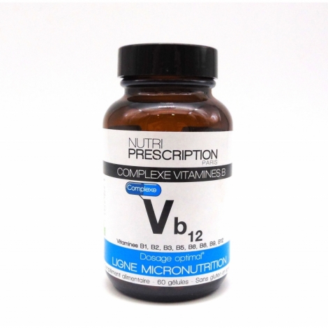 NutriPrescription VB12 Complexe Vitamine B 60 gélules pas cher, discount
