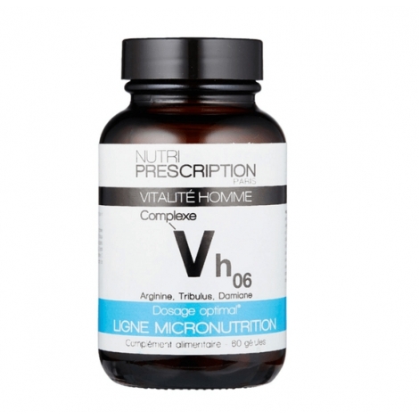 NutriPrescription VH06 Vigueur masculine 60 gélules pas cher, discount