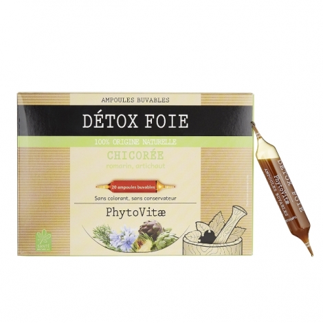 PhytoVitae Detox Foie 20 ampoules pas cher, discount