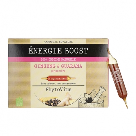 PhytoVitae Energie Boost 20 ampoules pas cher, discount
