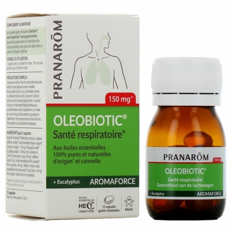 Pranarom Aromaforce Oleobiotic 15 capsules pas cher, discount