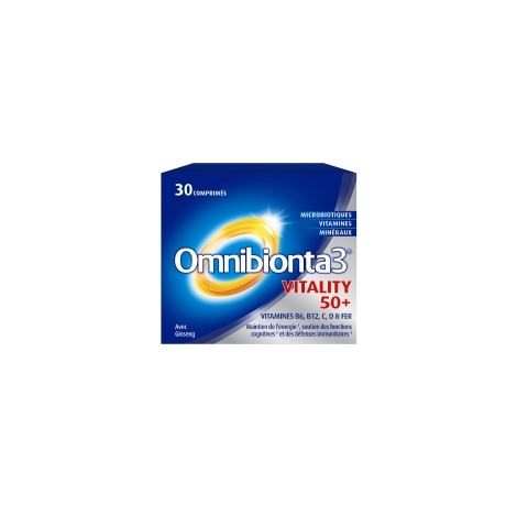 Omnibionta 3 Vitality 50+ 30 comprimés pas cher, discount