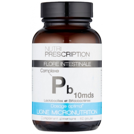 Nutri S-Prescription Pb10mds Flore intestinale 60 gélules pas cher, discount
