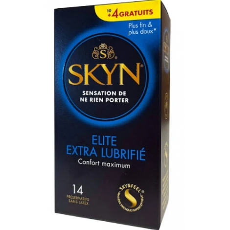Manix Skyn Extra Lubrifié 10 + 4 préservatifs pas cher, discount