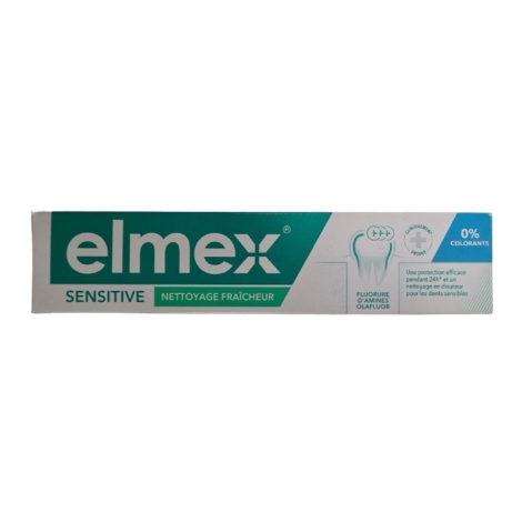Elmex Sensitive Clean & Fresh 75ml pas cher, discount