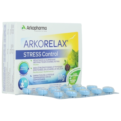 Arkopharma Pack Arkorelax Stress Control 30 comprimés + 30 gratuits pas cher, discount
