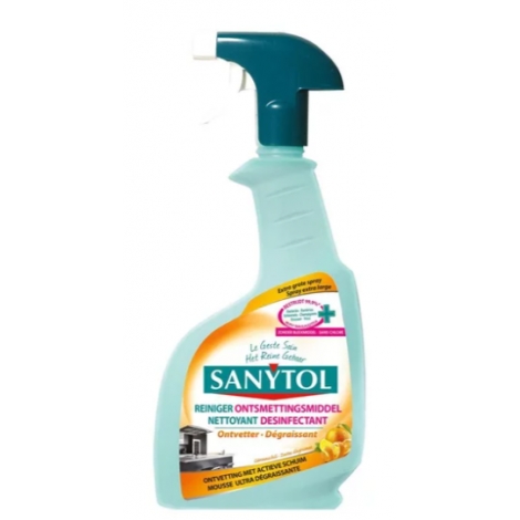 Sanytol Pack Dégraissant Désinfectant Cuisine 500ml + 1 gratuit pas cher, discount