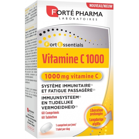 Forte Pharma Pack Vitamine C 1000 60 comprimés + 60 gratuits pas cher, discount