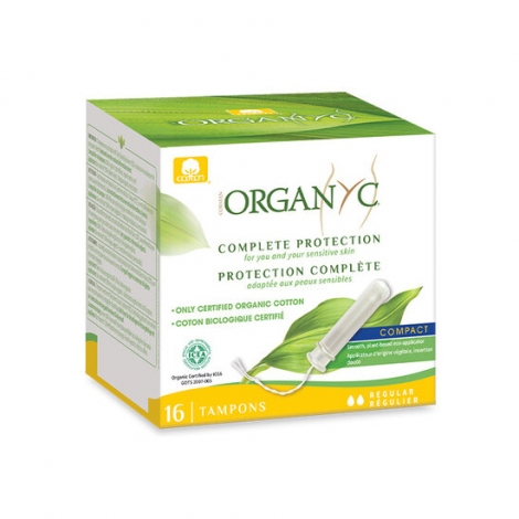 Organyc Pack Tampon Compact Regular 100% coton bio 2x16 + 16 gratuits pas cher, discount