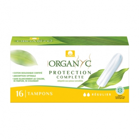 Organyc Pack Tampon Regular 100% coton bio 2x16 + 16 gratuits pas cher, discount