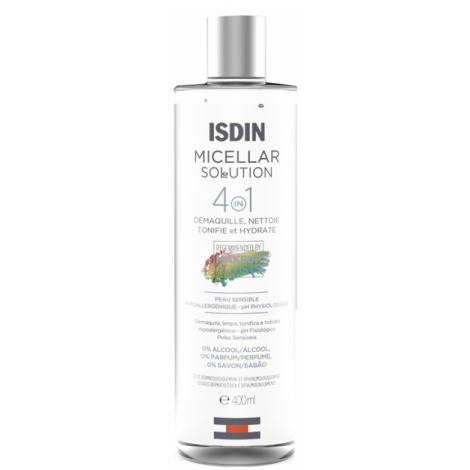 Isdin Pack Micellar Solution 4 in 1 400ml + 1 gratuit pas cher, discount