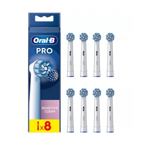 Oral B Sensitive Clean Lot De 8 Brossettes pas cher, discount