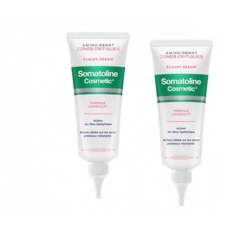 Somatoline Cosmetic Pack Amincissant Zone Critiques Sculpt-Sérum 100ml + 1 gratuit pas cher, discount