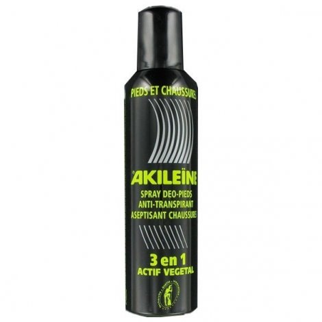 Akileine Noir Spray Pieds & Chaussures 150ml pas cher, discount