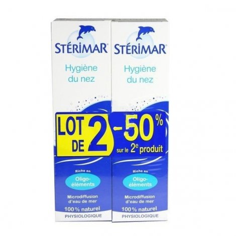 Stérimar Pack Hygiène du Nez Spray Nasal 2x100ml pas cher, discount