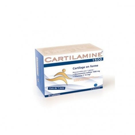 Cartilamine 1500 Protection des Articulations Fragilisées par l'Age x30 Comprimés pas cher, discount