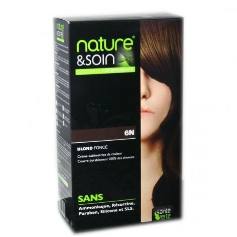 Nature et Soin Coloration Permanente Blond Foncé 6N  pas cher, discount
