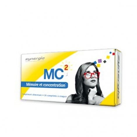 Synergia MC2 Mémoire et Concentration 30 comprimés à Croquer  pas cher, discount