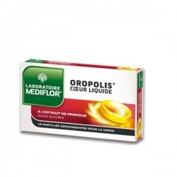 Mediflor Oropolis Coeur Liquide Au Propolis 16 Pastilles Adoucissance Pour a Gorge