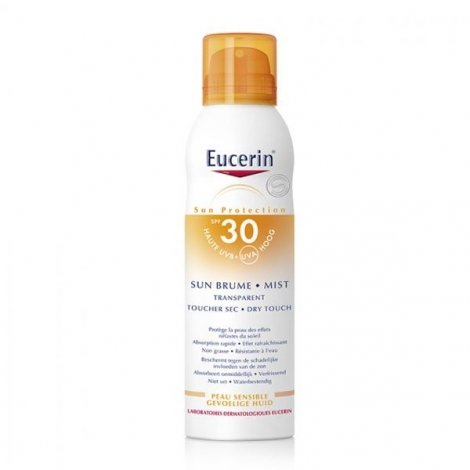 Eucerin Sun Brume Solaire Transparente Toucher Sec 30 200 ml  pas cher, discount